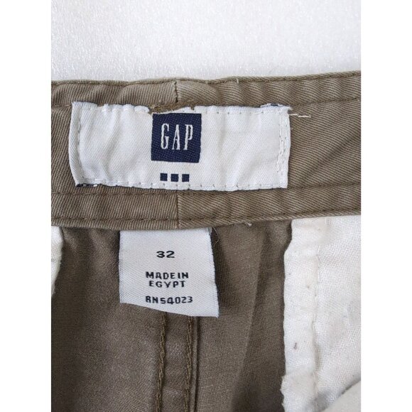 Gap Cargo Shorts Mens 32 Green Casual Hike Outdoor Y2K Gorpcore Thick Cotton - Picture 6 of 9